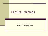 Factura Cambiaria
