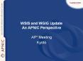 WSIS and WGIG Update An APNIC Perspective PowerPoint PPT Presentation