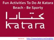 Thrilling Watersports And Fun Activities At qatar beaches - Be Sporty