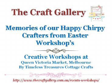 Selling handmade crafts online