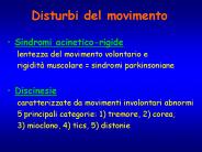 Disturbi del movimento