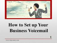 How to Set Up Voicemail