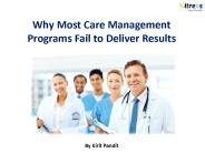 Why Most Care Management Programs fails to deliver result