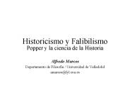 Historicismo y Falibilismo
