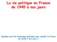 La vie politique en France de 1945  PowerPoint PPT Presentation
