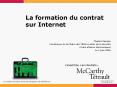 La formation du contrat sur Internet PowerPoint PPT Presentation