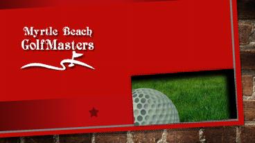 Myrtle Beach National Golf Course