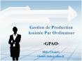 Gestion de Production Assist PowerPoint PPT Presentation