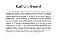 Equilibrio General PowerPoint PPT Presentation