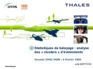 Statistiques de balayage : analyse des 