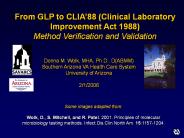 From GLP to CLIA