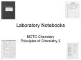 Laboratory Notebooks PowerPoint PPT Presentation
