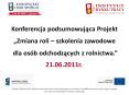 Konferencja podsumowujaca Projekt  PowerPoint PPT Presentation