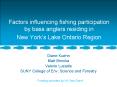 Factors influencing fishing participation by bass anglers residing in New York PowerPoint PPT Presentation