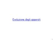 Evoluzione degli apparati