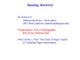 Reading Material PowerPoint PPT Presentation