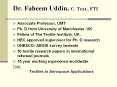 Dr. Faheem Uddin, C. Text., FTI PowerPoint PPT Presentation