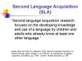 Second Language Acquisition (SLA) PowerPoint PPT Presentation