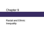 Racial and Ethnic Inequality