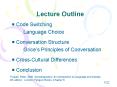 Lecture Outline PowerPoint PPT Presentation