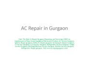 AC Installation in gurgaon