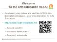 Welcome to the Arts Education RESA! PowerPoint PPT Presentation