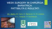 Week Surgery in Chirurgia Bariatrica: Fattibilit