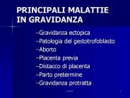 PRINCIPALI MALATTIE IN GRAVIDANZA