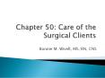 Chapter 50: Care of the Surgical Clients PowerPoint PPT Presentation