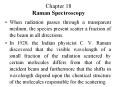 Chapter 18 Raman Spectroscopy PowerPoint PPT Presentation
