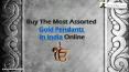 Stunning Collection of Gold Pendants in India PowerPoint PPT Presentation