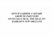 Mitch Garber Caesars