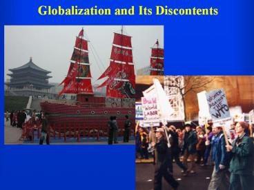 Globalization and Its Discontents