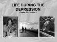 LIFE DURING THE DEPRESSION Chapter 25  PowerPoint PPT Presentation