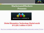 Biometrics Technology Market Forecast to 2015.