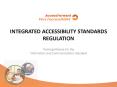 Integrated Accessibility Standards Regulation PowerPoint PPT Presentation