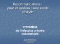Recommandations : pose et gestion d PowerPoint PPT Presentation