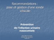 Recommandations : pose et gestion d