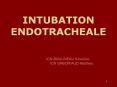 INTUBATION ENDOTRACHEALE PowerPoint PPT Presentation