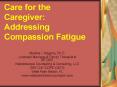 Care for the Caregiver: Addressing Compassion Fatigue PowerPoint PPT Presentation