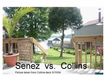 Senez vs. Collins