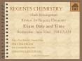 REGENTS CHEMISTRY PowerPoint PPT Presentation