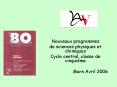 Nouveaux programmes PowerPoint PPT Presentation