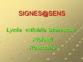 SIGNES@SENS PowerPoint PPT Presentation
