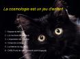 La cosmologie est un jeu d PowerPoint PPT Presentation