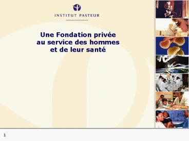 Une Fondation priv