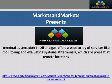 Oil and Gas Terminal Automation Market