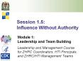Session 1.5: Influence Without Authority PowerPoint PPT Presentation