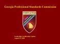 A Suggested Framework for Developing a Performance Based  Educational Leadership Certification Program PowerPoint PPT Presentation