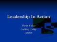Leadership In Action PowerPoint PPT Presentation